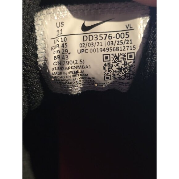 Nike Downshifter II Men's Shoes Black Running Sneakers DD3576-005 Size 11 - Picture 9 of 9